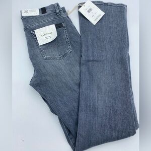 7 For All mankind the Classic Bootcut gray/dark blue jeans